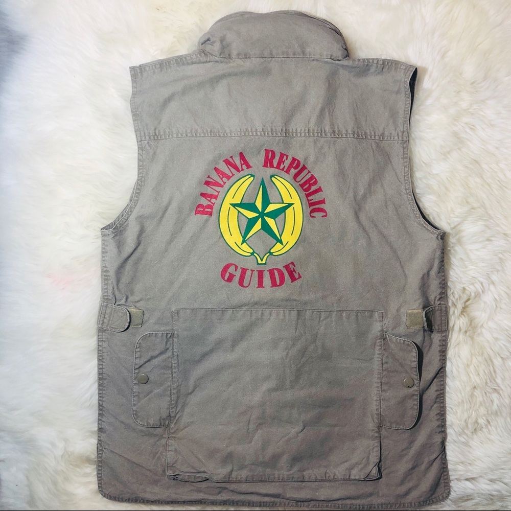 VTG 80’s Banana Republic Guide Safari Vest Small